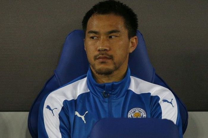 Leicester City's striker Shinji Okazaki, pictured in September 2016, is preferred to Jamie Vardy by manager Claudio Ranieri