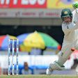 Australia's Peter Handscomb bats during the fifth day of the third Test against India in Ranchi on March 20, 2017