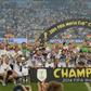 German players celebrate after winning the 2014 FIFA World Cup with a 1-0 victory over Argentina