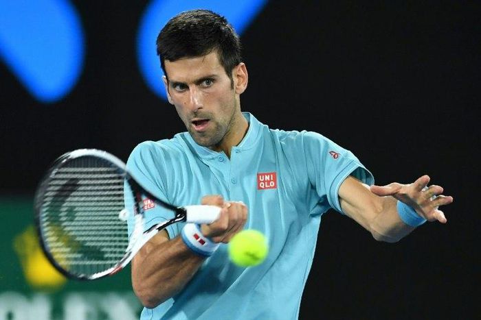 Serbia's Novak Djokovic defeated Fernando Verdasco 6-1, 7-6 (7/4), 6-2 in their Australian Open first round match