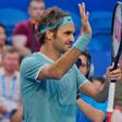 Roger Federer waves to spectators after defeating Dan Evans on day two of the Hopman Cup tennis tournament in Perth on January 2, 2017