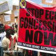 Agitating ECG Workers