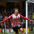 Southampton's Manolo Gabbiadini celebrates scoring their fourth goal during the English Premier League football match against Watford in Watford, north of London on March 4, 2017