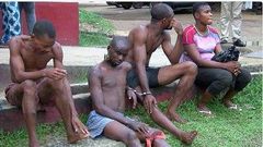 Ukame Ubong was paraded alongside other offenders at the Cross River State Police Command.