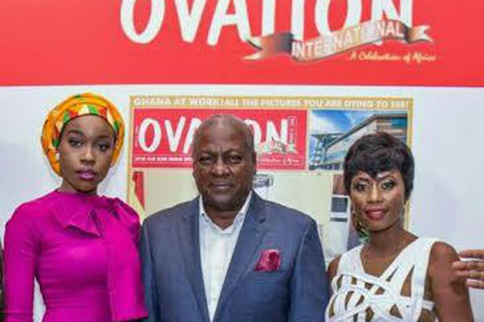 Selly Galley meets President Mahama, Chief Dele Momudu