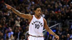 Toronto Raptors's DeMar DeRozan scored 27 points as NBA side beat the Minnesota Timberwolves 124-110 at the Air Canada Centre