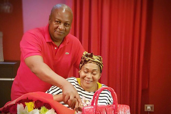 Ex-President, John Mahama and Lordina Mahama