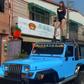 The dancers were part of huge funeral procession for local councillor Tung Hsian