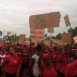 Protestors in Volta Region