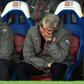 Arsenal fans subjected manager Arsene Wenger (R) to a stream of abuse and calls to resign as the team lost to Crystal Palace