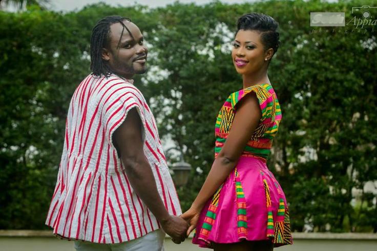 Selly and Cartel Big J in pre-wedding shoot