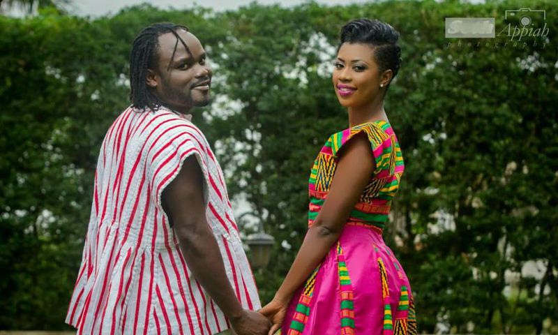 Selly and Cartel Big J in pre-wedding shoot