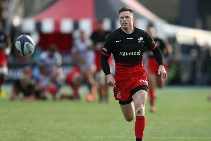 England winger Chris Ashton joined Saracens in 2012