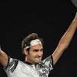 Switzerland's Roger Federer celebrates his victory against his compatriot Stanislas Wawrinka during their Australian Open semi-final match in Melbourne, on January 26, 2017