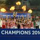 Atletico de Kolkata players celebrate winning the 2016 Indian Super League