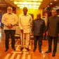 President of Ghana, Nana Addo Dankwa Akufo-Addo met with the three former Presidents of the Republic, their Excellencies, Jerry John Rawlings, John Agyekum Kufuor and John Dramani Mahama today, April 18, 2017 at the Presidency.