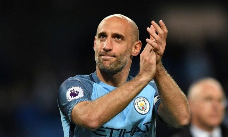 Argentine defender Pablo Zabaleta made more than 200 appearances for Manchester City