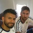 Sergio Aguero and Lionel Messi