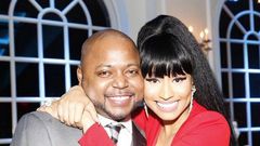 Nicki Minaj with brother Jelani Maraj