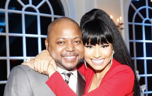 Nicki Minaj with brother Jelani Maraj