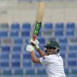 Pakistan's Younis Khan bats on the first day of the second Test against the West Indies in Abu Dhabi on October 21, 2016