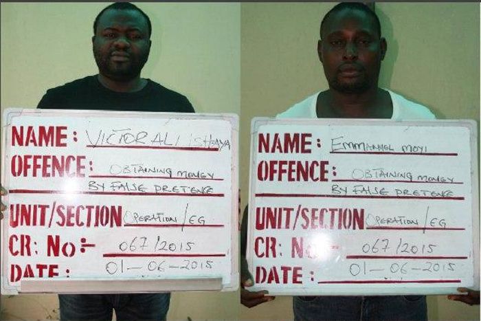 The convicts Victor Ali Ishaya and Emmanuel Moyi