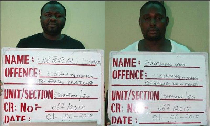The convicts Victor Ali Ishaya and Emmanuel Moyi