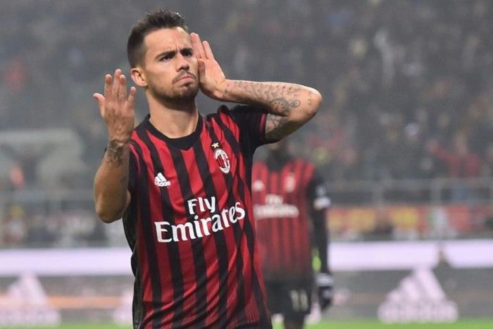 AC Milan's forward Suso pledged he would walk home from the San Siro ground if he scored twice