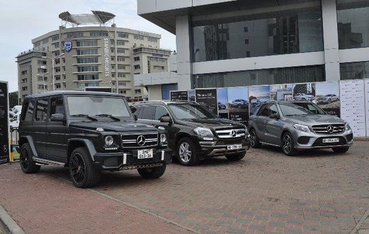2016 range of Mercedes Benz SUVs on Display at Silver Star Auto Carnival