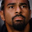 British boxer David Haye speaks during a press conference in east London on March 2, 2017 ahead of his heavyweight boxing bout against Tony Bellew