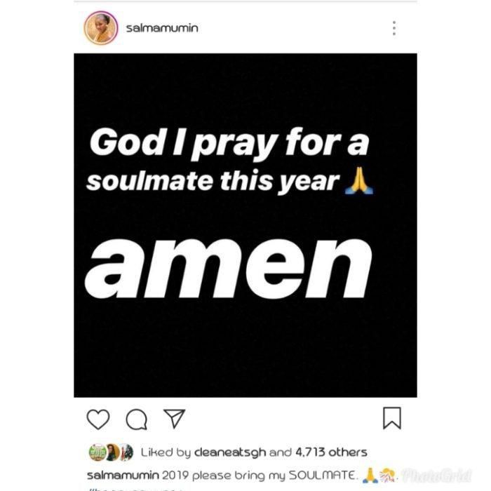 Salma's prayer for a man