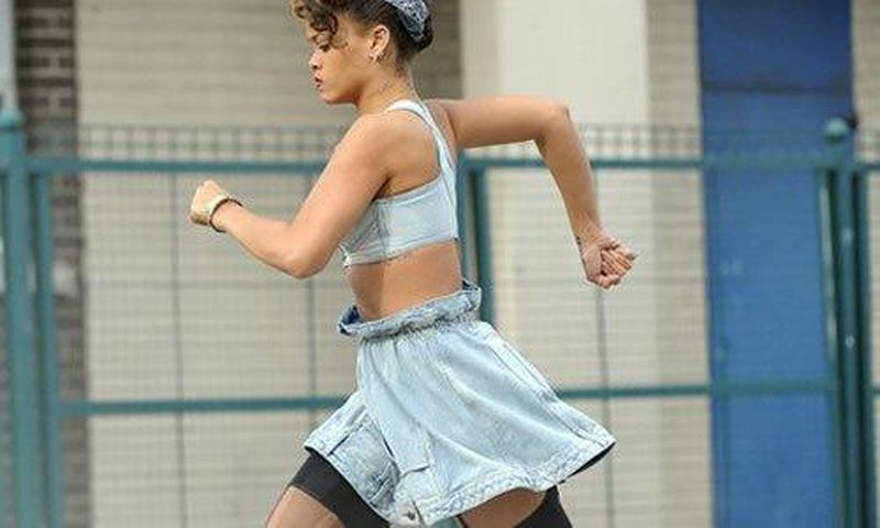 Rihanna on the run