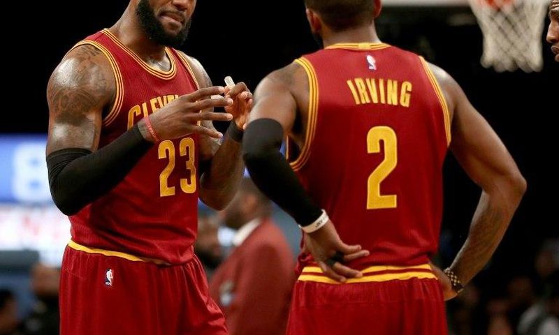 LeBron James and Kyrie Irving lead the Cleveland Cavaliers to a 140-135 win over the Washington Wizards in an NBA thriller