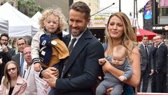 Hollywood couple, Ryan Reynolds and Blake Lively with their adorable daughters.