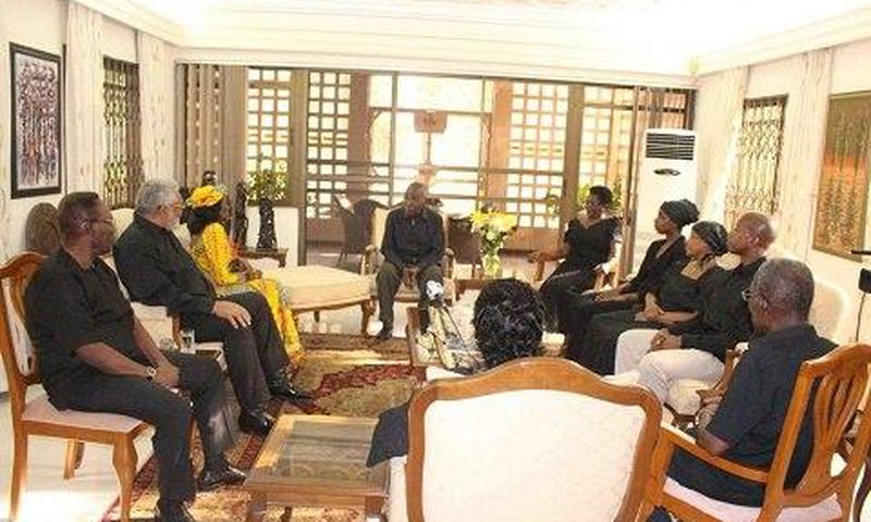 Rawlings, Konadu, others mourn with the late Paatii Ofosu-Amaah’s family