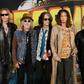 L-R: Musicians Tom Hamilton, Brad Whitford, Joe Perry, Steven Tyler and Joey Kramer of Aerosmith will start a "farewell" tour on May 17, 2017 in Tel Aviv