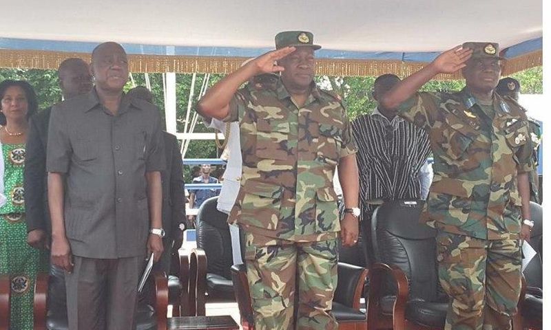 John Mahama in his military regalia