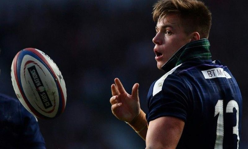 Huw Jones played in all five of Scotland's Six Nations matches, including the 61-21 defeat to England at Twickenham Stadium on March 11, 2017