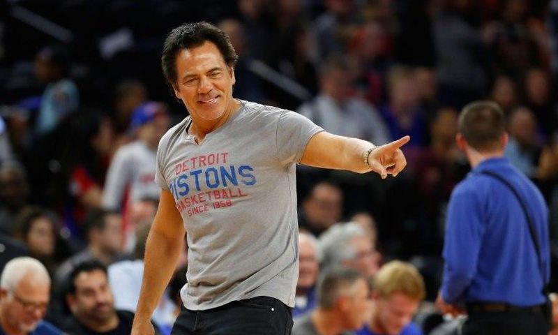 Detroit Pistons owner Tom Gores said, "We're moving to a beautiful new arena"
