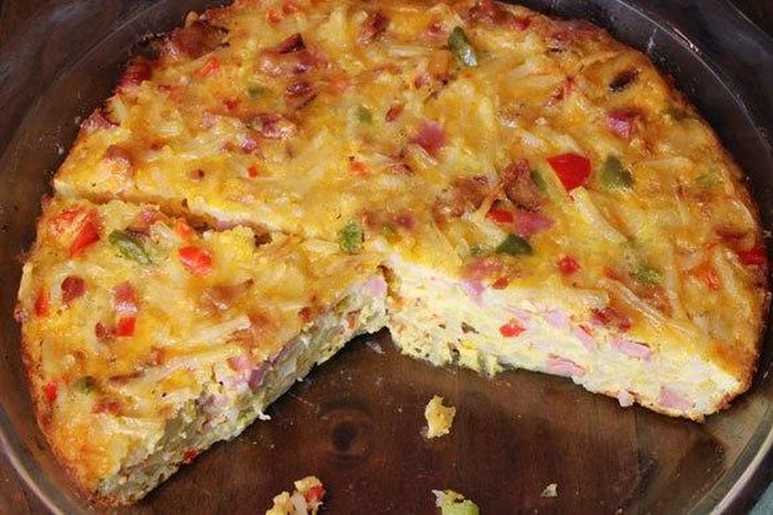 Omelette pie