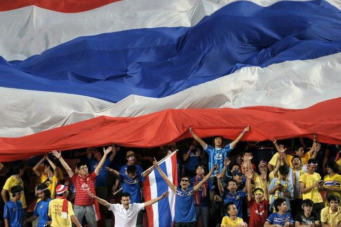 Thai supporters at a World Cup qualifier against Saudi Arabia in Bangkok in 2011