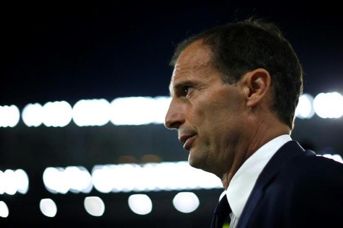 Juventus' coach Massimiliano Allegri downplayed hopes for a treble