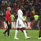 Paris Saint-Germain's midfielder Blaise Matuidi leaves the pitch at the end of the French L1 football match the team lost to Nice April 30, 2017