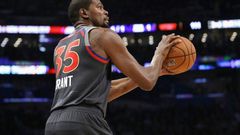 Kevin Durant of the Golden State Warriors shoots the ball in the second half of the 2017 NBA All-Star Game February 19, 2017 in New Orleans