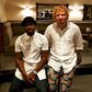 Ed Sheeran and Fuse ODG in the studio in Ghana
