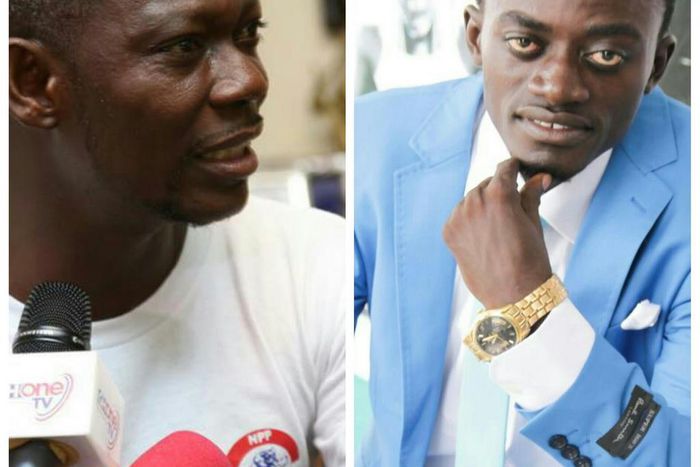 Agya Koo (left) and Lil Win (right)