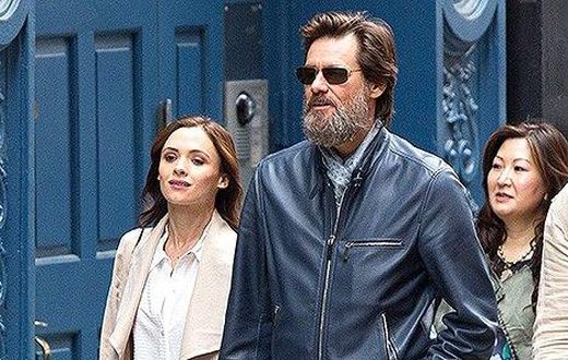 Jim Carrey and Cathriona White