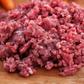 Minced meat and sausage