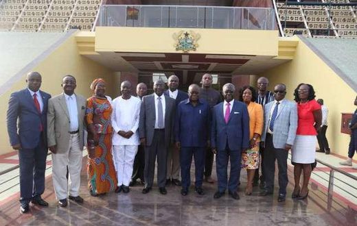Nana Addo with ministerial nominees