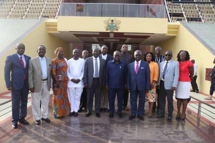 Nana Addo with ministerial nominees